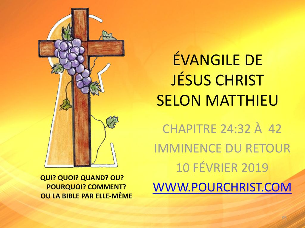 Vangile De J Sus Christ Selon Matthieu Ppt T L Charger